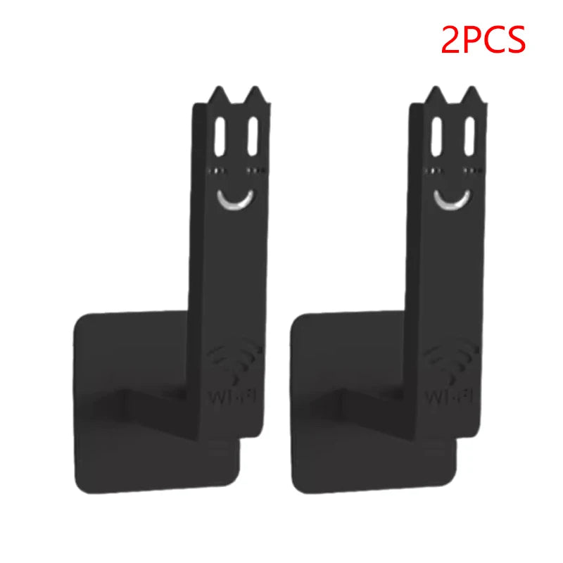 2Pcs Storage rack Router Rack Wall-mounted Storage Box Socket Strip Holder Bracket Punch-free Bracket